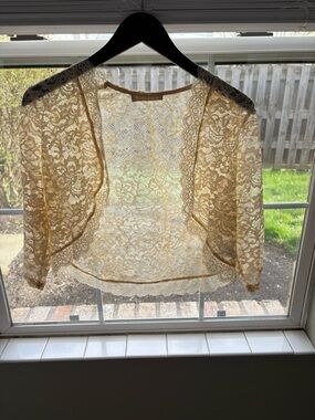 Lace Bolero Shrug Cardigan cottage balletcore coquette feminine delicate S/M